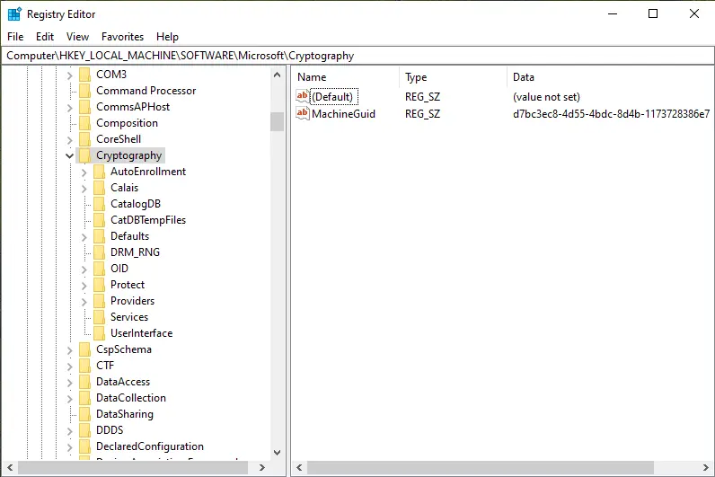 WinTrust RegEdit 01
